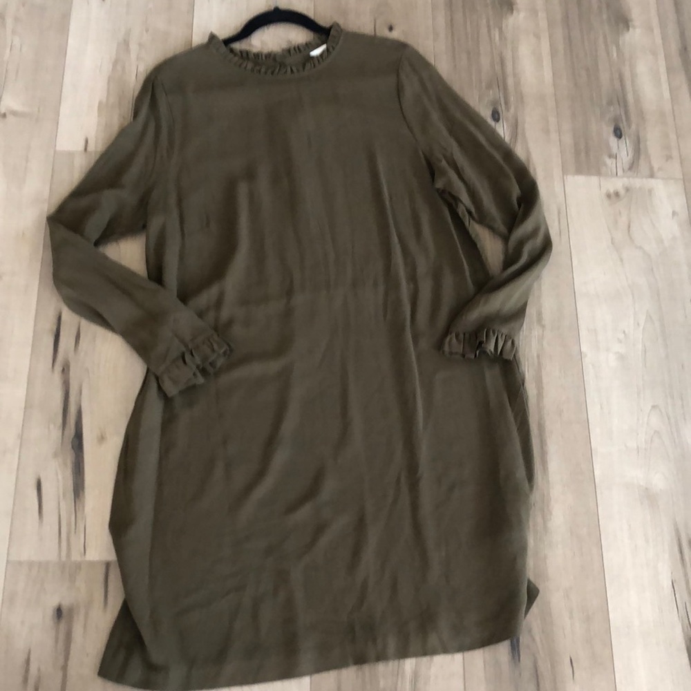 Army green dress
